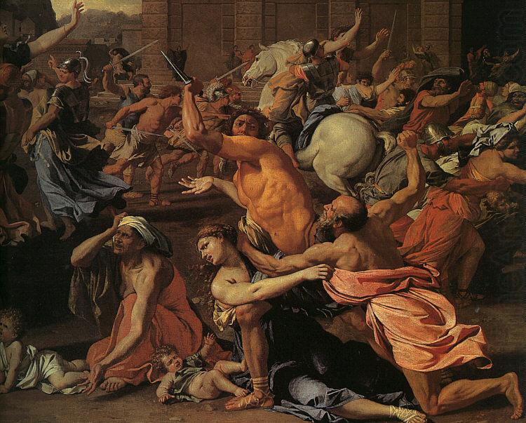 The Rape of the Sabine Women, Nicolas Poussin